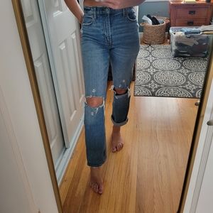 Abercrombie & Fitch 90's straight ultra high rise